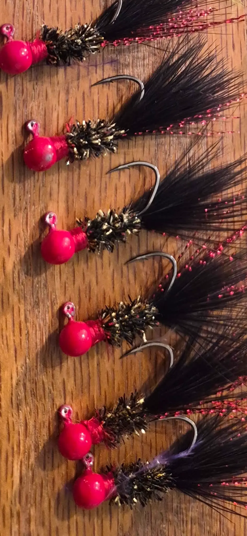 GA Bulldog jig — black and red fishing lure
